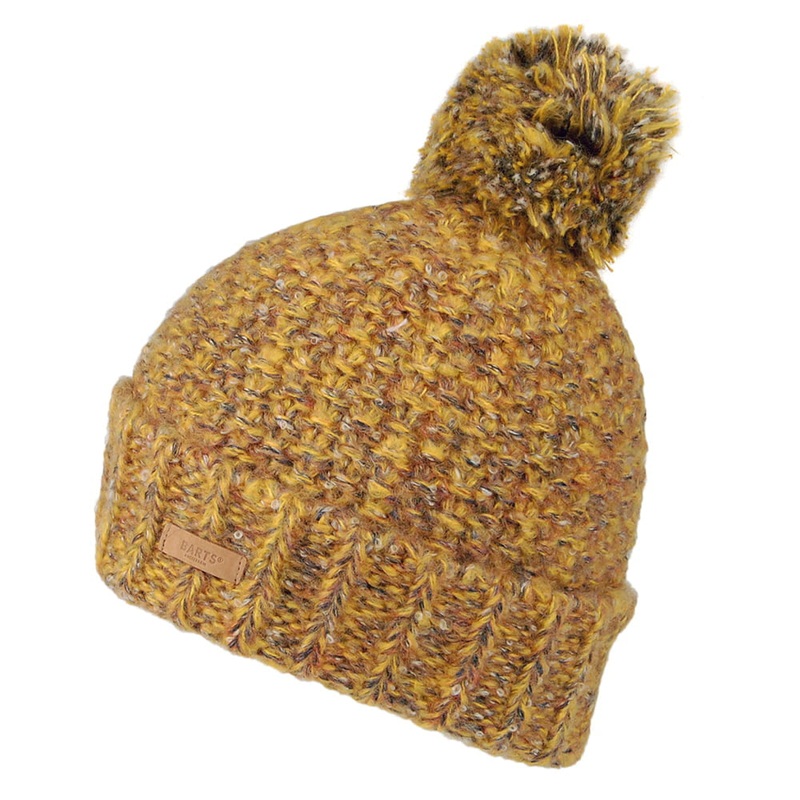 Barts Hats Aitane Chunky Bobble Hat – Yellow 1-Size