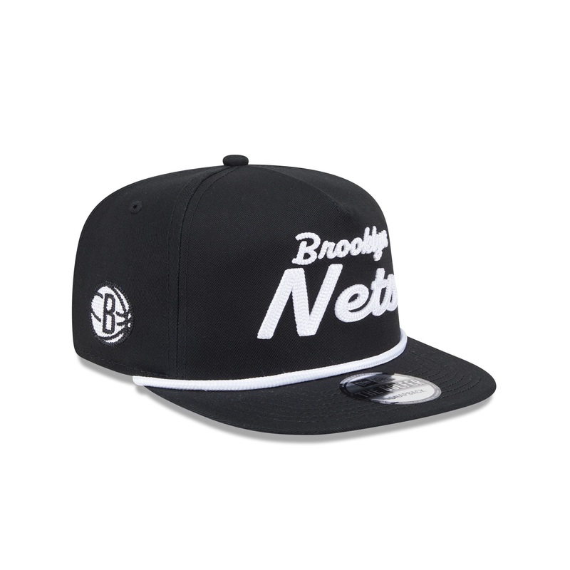 Brooklyn Nets Team Text Golfer Hat One Size