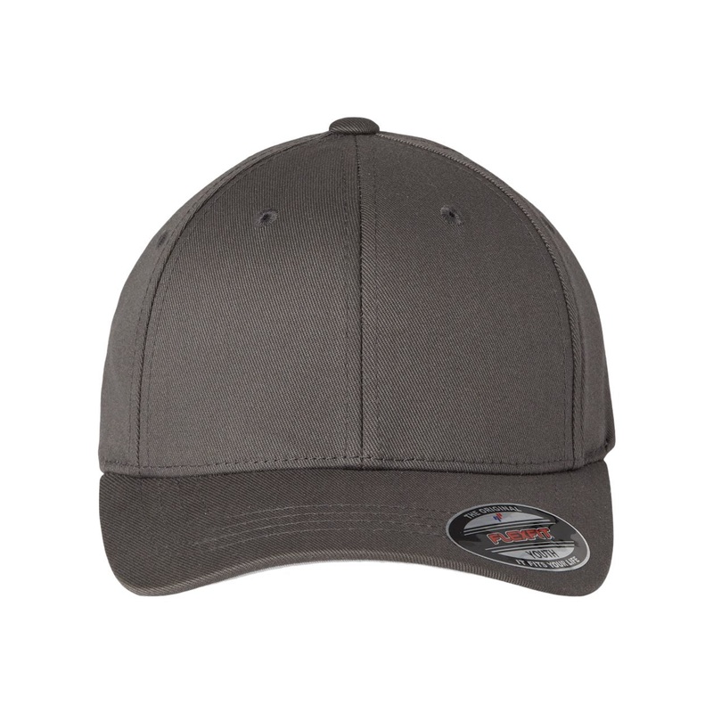 Flexfit 6277Y – Youth, Kids Cotton Blend Cap – 6277 Black