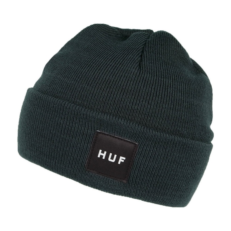 HUF Box Logo XX Beanie Hat – Navy Blue 1-Size