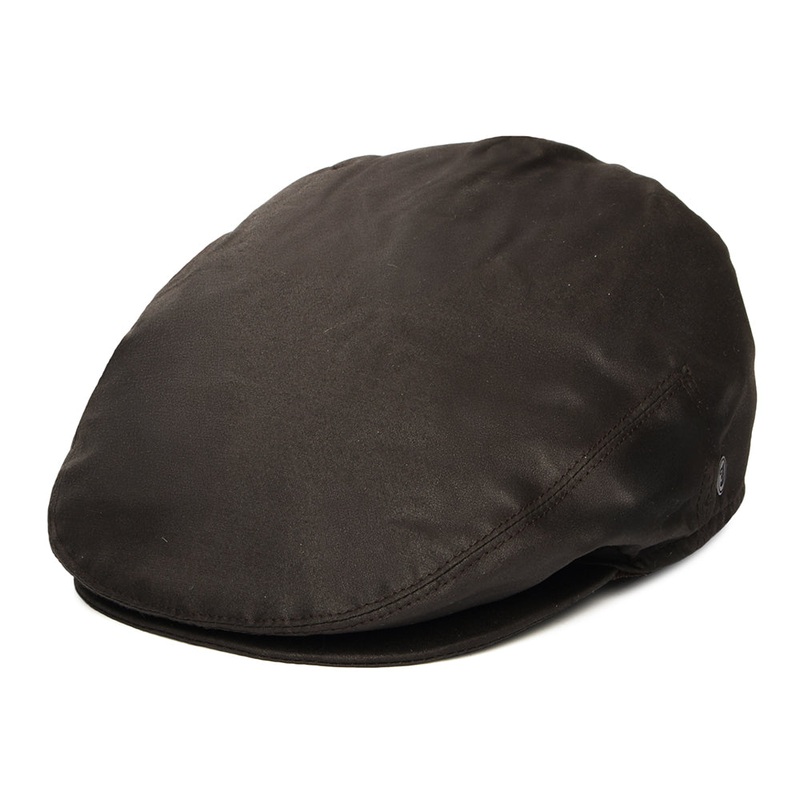 Jaxon & James Oilcloth Flat Cap Brown Wholesale Pack Prepack