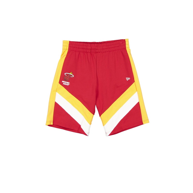 Miami Heat Red Oversized Panel Shorts S