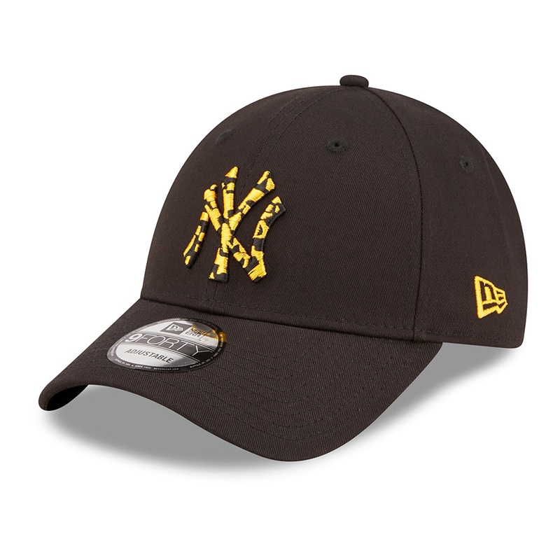 New Era 9FORTY New York Yankees Baseball Cap – MLB Seasonal Infill – Black-Yellow Adjustable