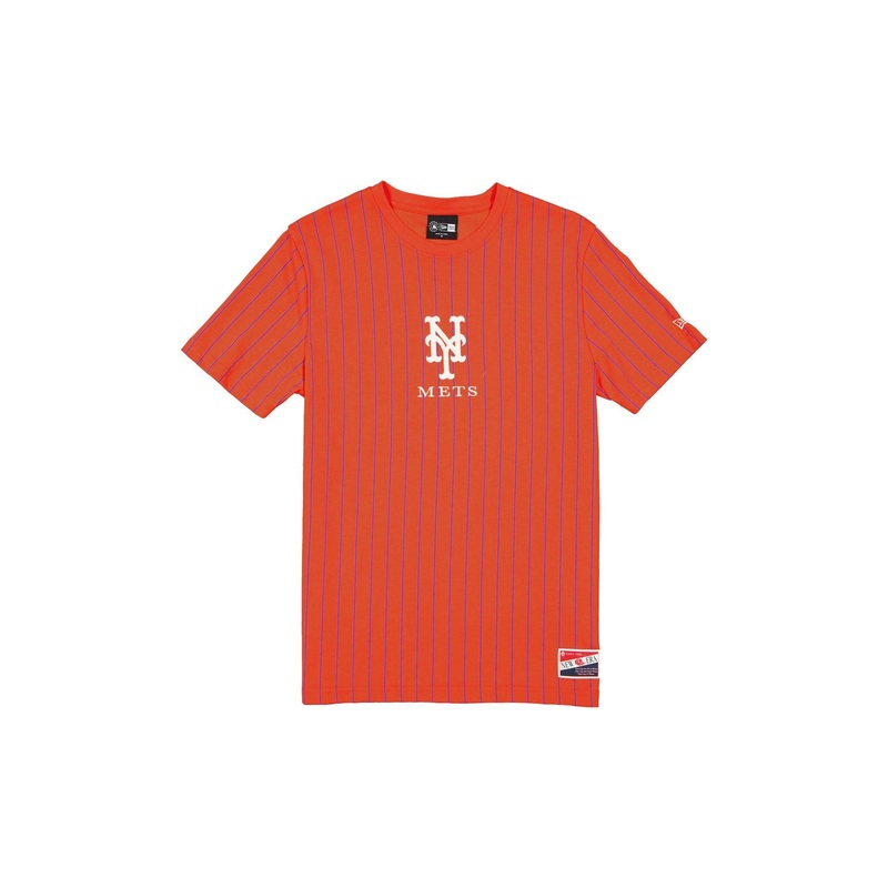 New York Mets Throwback Pinstripe T-Shirt S