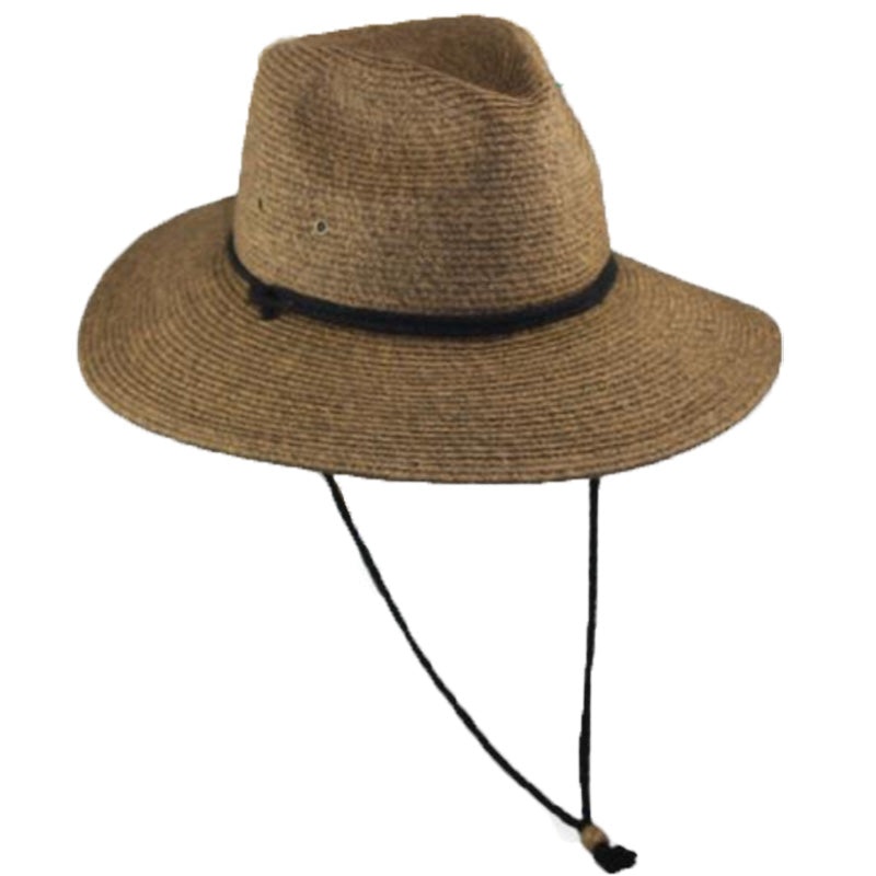 Unisex Gardening Hat with Chin Cord – Large and XL Sizes Brown Large (59 cm)