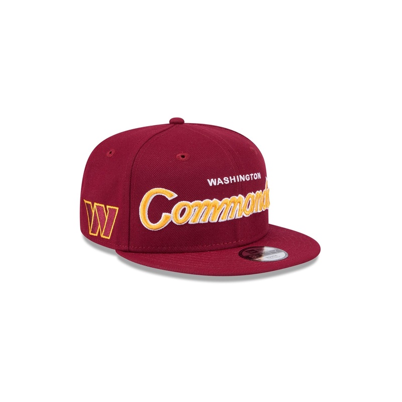 Washington Commanders Script Kids 9FIFTY Snapback Hat One Size