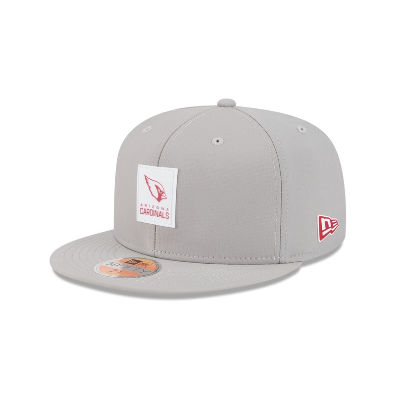 Arizona Cardinals 2025 Sideline Hot Weather Gray 59FIFTY Fitted Hat 7