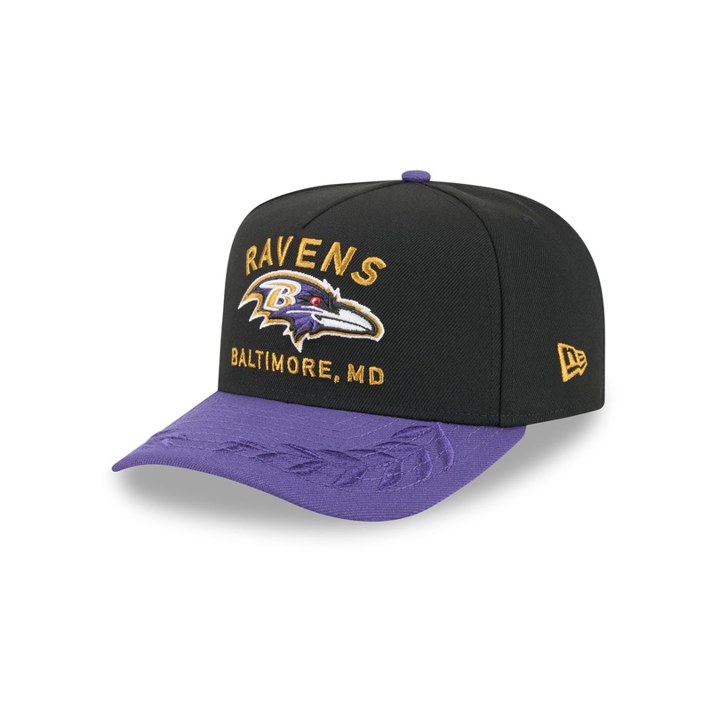 Baltimore Ravens 2025 Draft 9FIFTY A-Frame Snapback Hat One Size