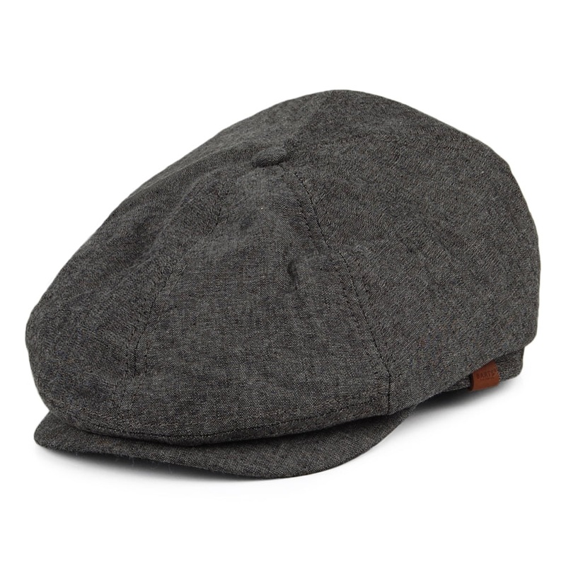 Barts Hats Jamaica Newsboy Cap – Black Heather 1-Size