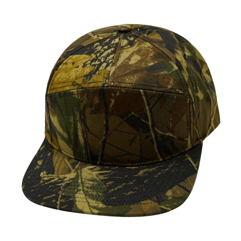 Blank – 7 Panel – Rust Tree Camo (Unisex) – Fabric Back