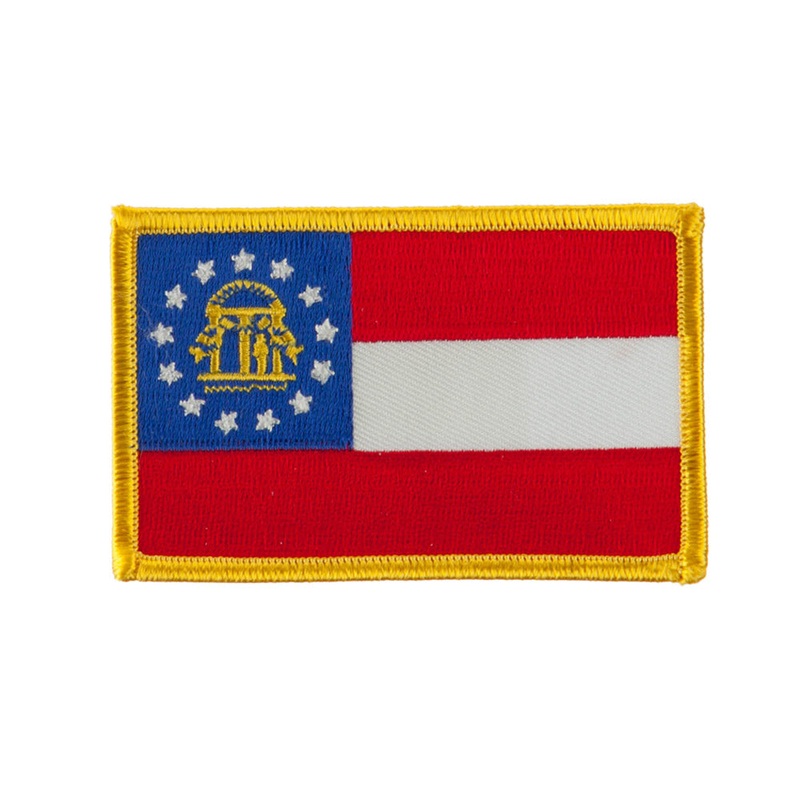Eastern State Embroidered Patches Georgia One Size
