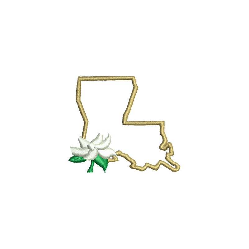 Louisiana Magnolia with Map Default Title One Size