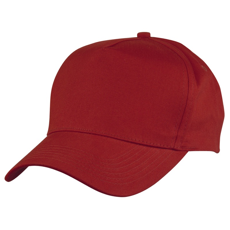 Nissun 5 Panel Lightweight Brushed Cotton Cap – FLBGC Maroon