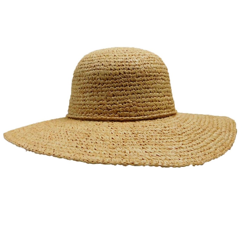 Paris Raffia Straw Wide Brim Sun Hat – Peter Grimm Natural