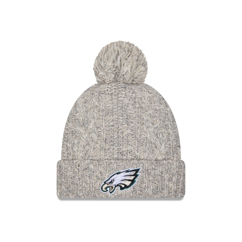 Philadelphia Eagles Shimmer Pom Knit Hat One Size