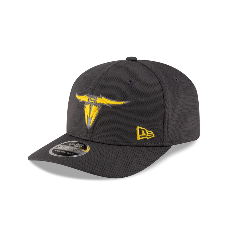 San Antonio Brahmas Gray 9SEVENTY Stretch-Snap Hat One Size