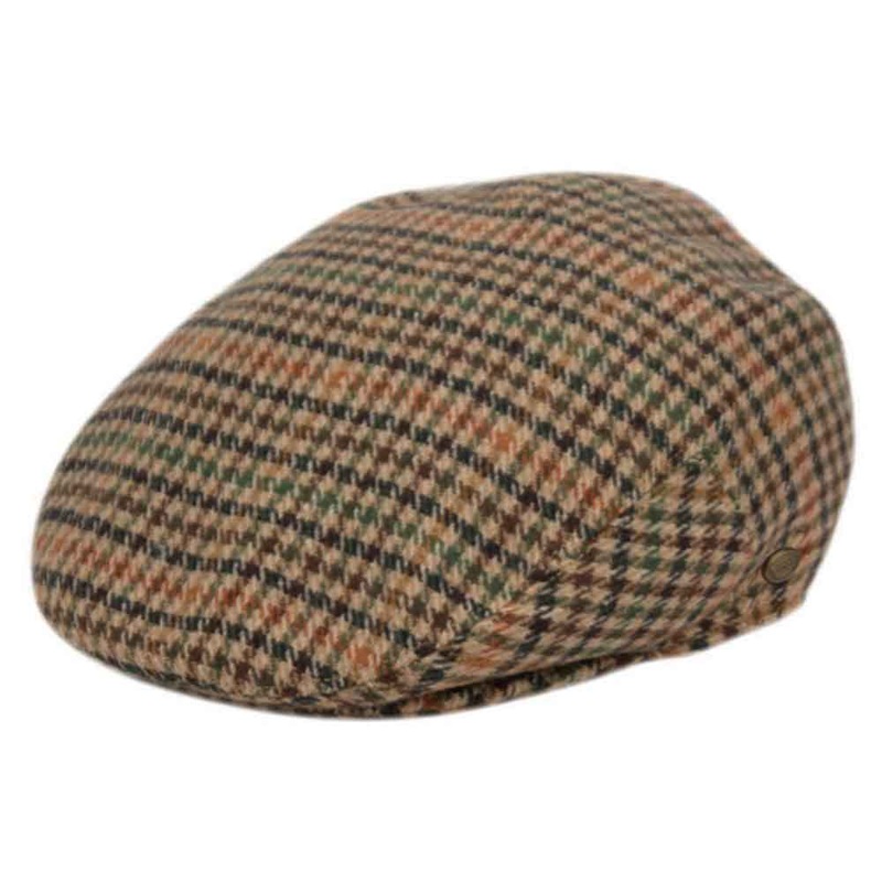Scottish Woolen Flat Cap – Epoch Hats Khaki Medium
