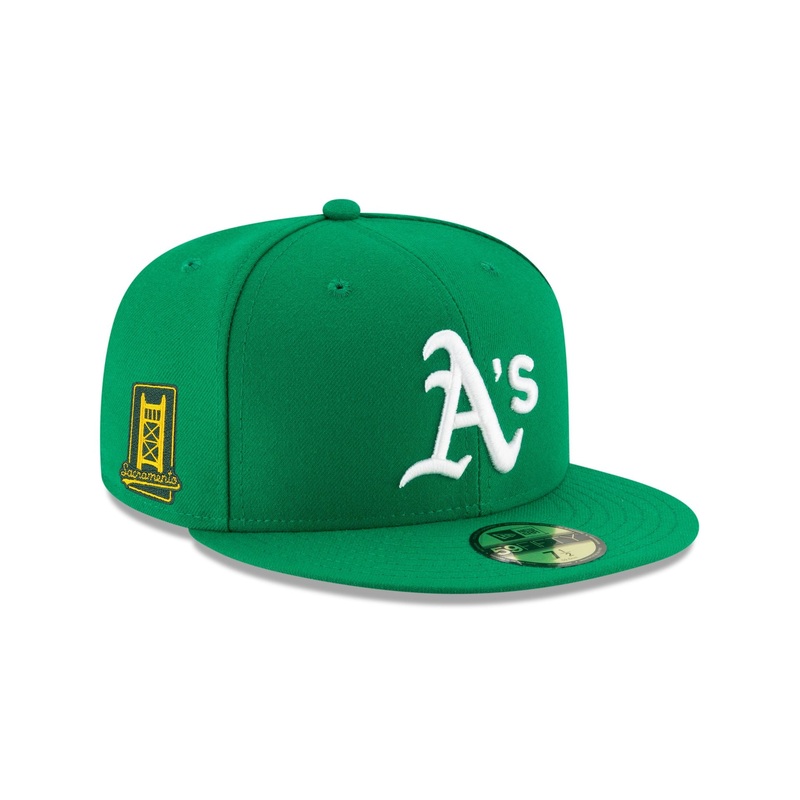 Athletics in Sacramento Sidepatch Alt 59FIFTY Fitted Hat 7