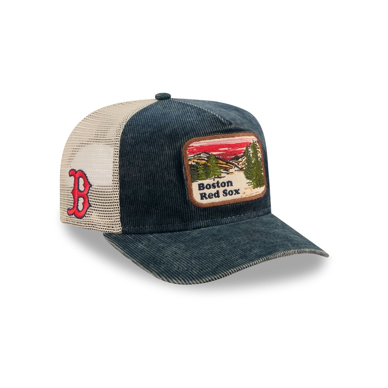 Boston Red Sox Vintage Landscape 9FIFTY A-Frame Trucker Hat One Size