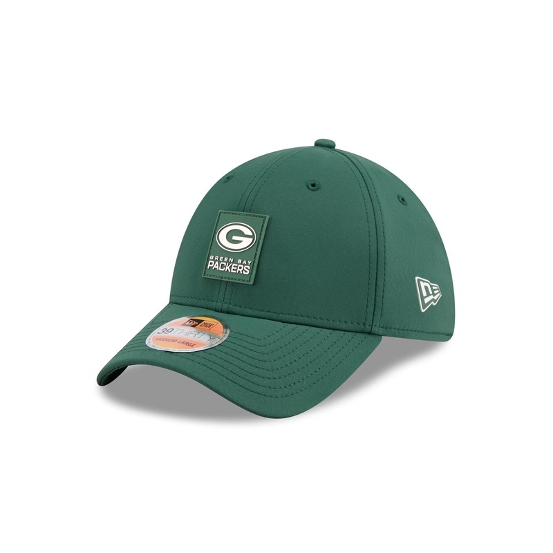 Green Bay Packers 2025 Sideline Hot Weather 39THIRTY Stretch Fit Hat S/M