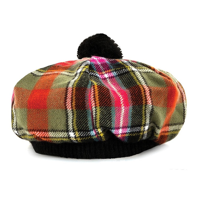 Lochcarron Of Scotland Lambswool Tam O’ Shanter Hat – Bruce Of Kinnaird 1-Size