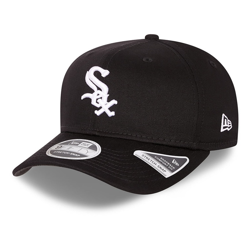 New Era 9FIFTY Chicago White Sox Snapback – MLB League Essential Stretch Snap – Black Small/Medium