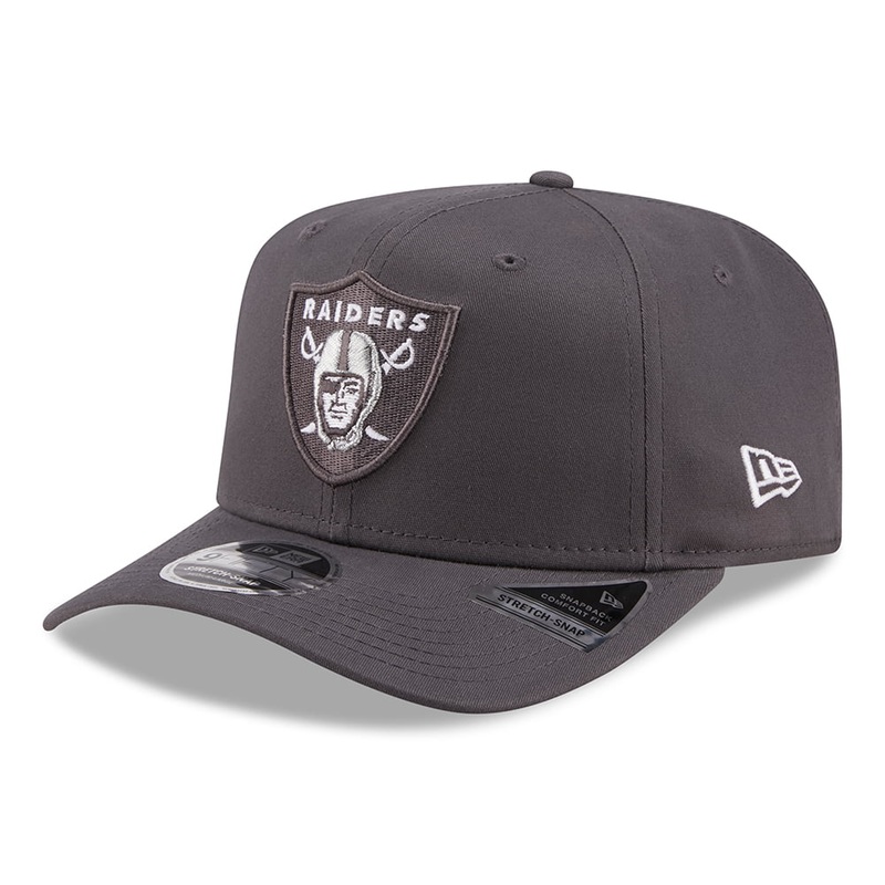 New Era 9FIFTY Las Vegas Raiders Snapback Cap – NFL League Essential – Graphite Small/Medium