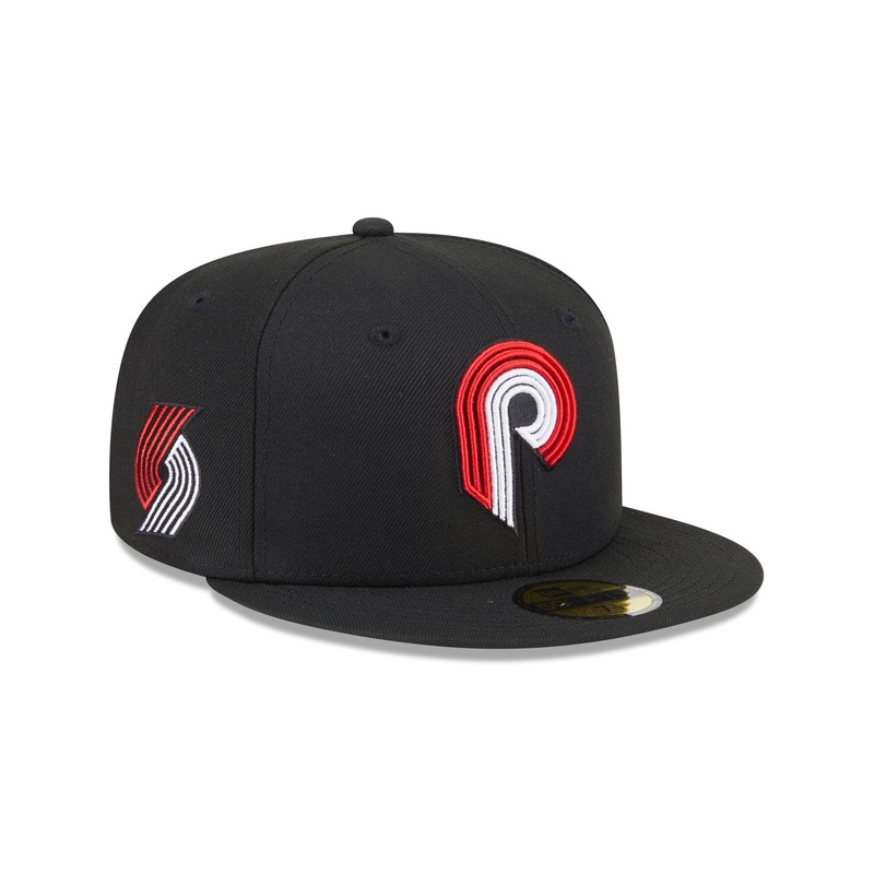 Portland Trail Blazers Deceptor 59FIFTY Fitted Hat 7