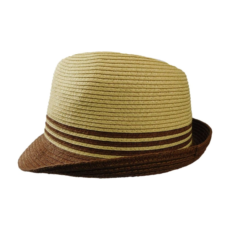 Summer Fedora Hat Brown