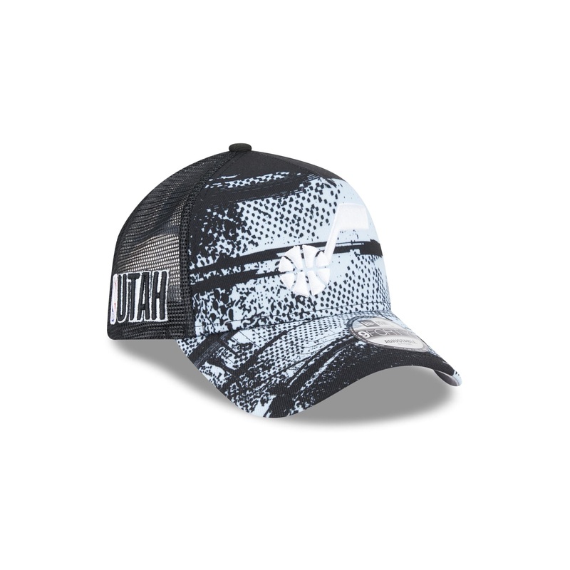 Utah Jazz 2024 Tip-Off 9FORTY A-Frame Trucker Hat One Size