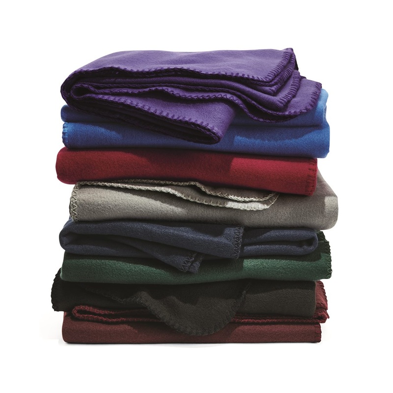 Alpine Fleece 8711 Value Blanket – 50 in W x 60 in L Black
