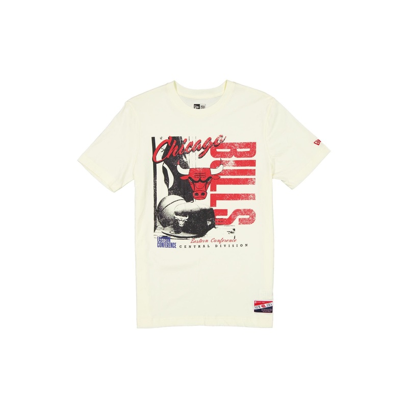 Chicago Bulls Throwback White T-Shirt S