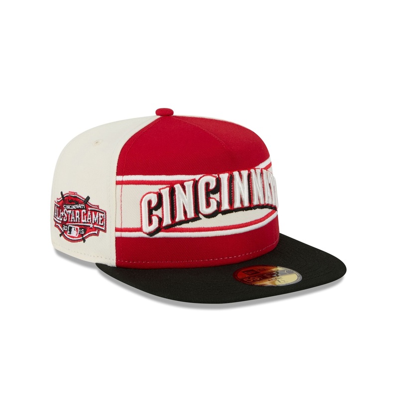 Cincinnati Reds Summer Derby 59FIFTY A-Frame Fitted Hat 7