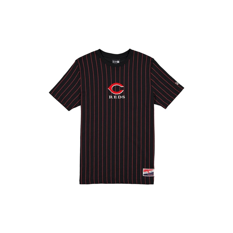 Cincinnati Reds Throwback Pinstripe T-Shirt S