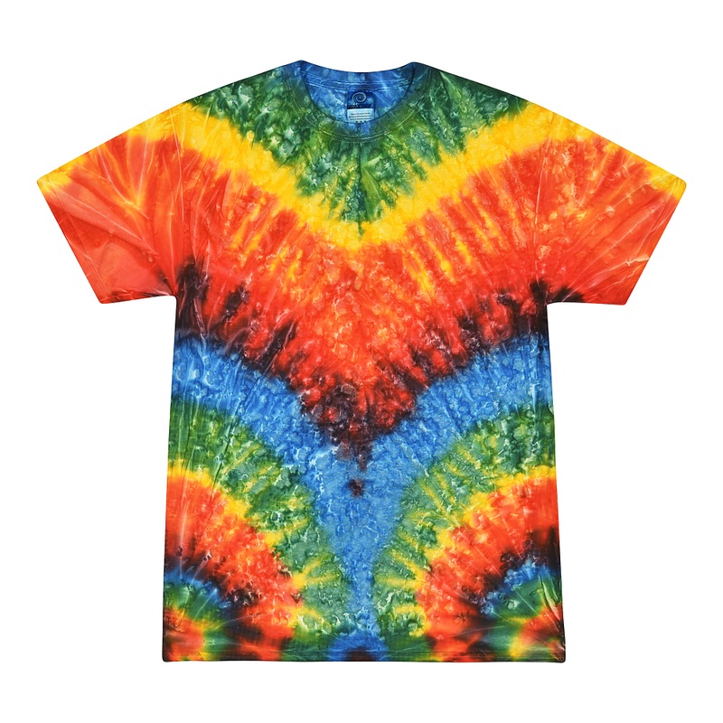 Colortone 1000 Multi-Color Tie-Dyed T-Shirt – Woodstock Woodstock S