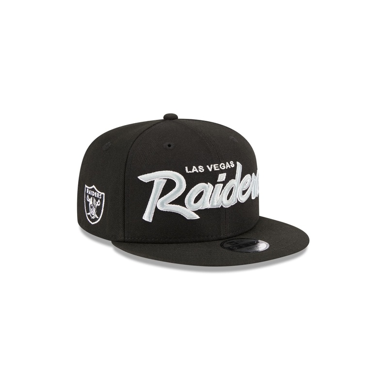 Las Vegas Raiders Script Kids 9FIFTY Snapback Hat One Size