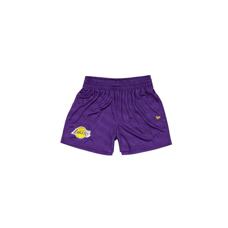Los Angeles Lakers Purple All-Over-Print Shorts S