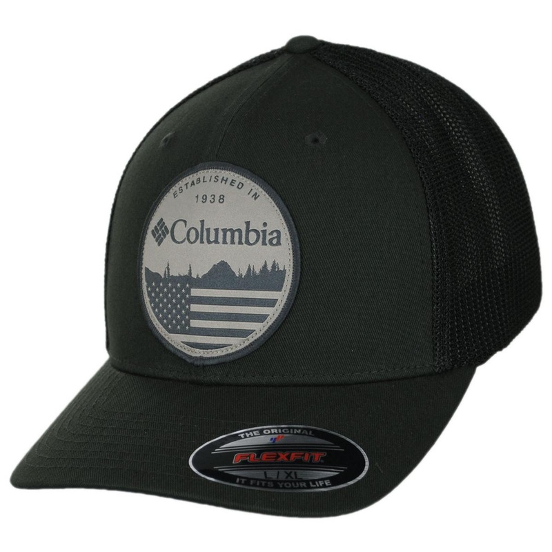 Mesh Flexfit Fitted Baseball Cap GREENSCAPE/BLACK S/M