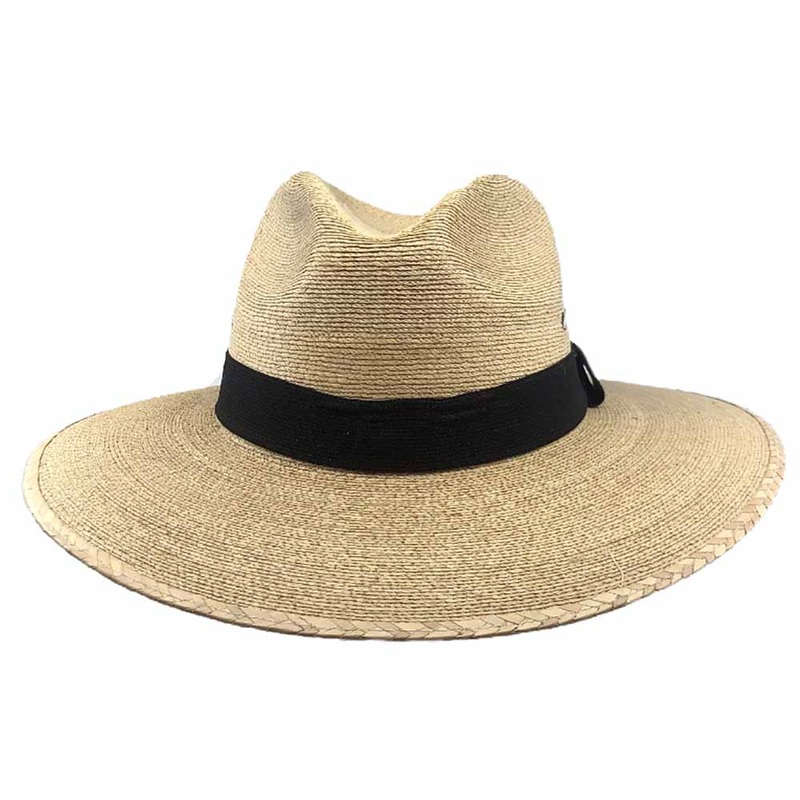 Natural Palm Leaf Wide Brim Safari Hat – SetarTrading Hats Natural Palm Small (55 cm)