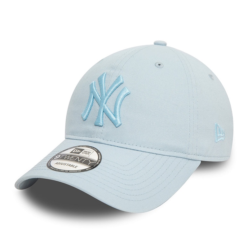 New Era 9TWENTY New York Yankees Baseball Cap – MLB League Essential – Baby Blue Adjustable