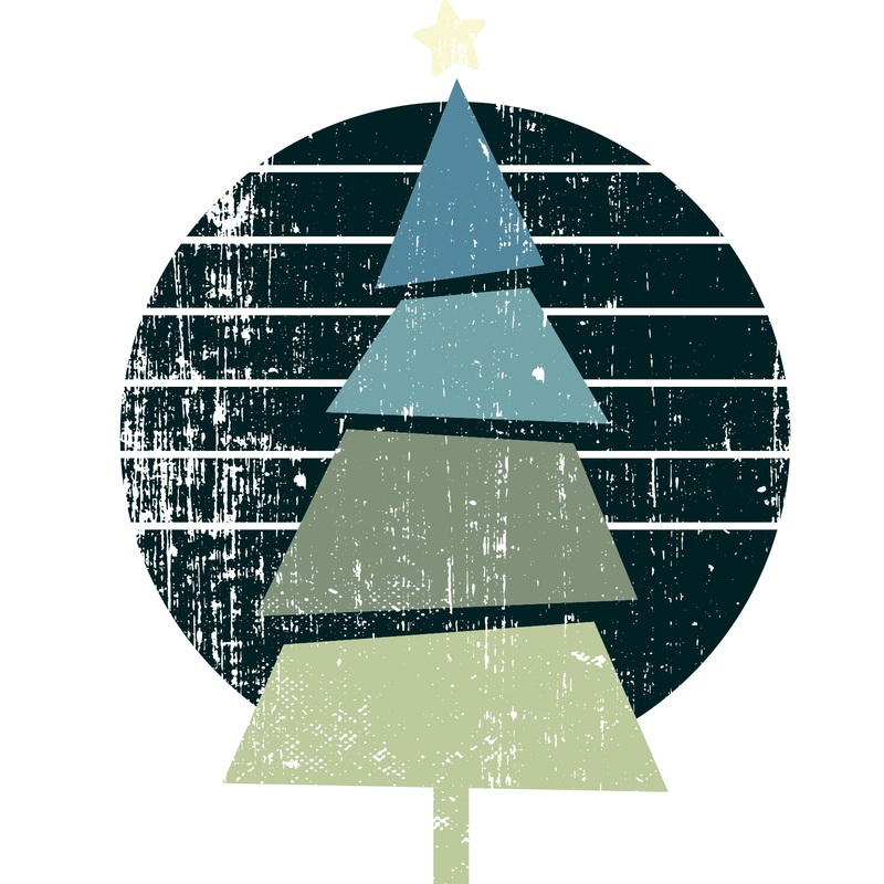Retro Christmas Tree Default Title One Size