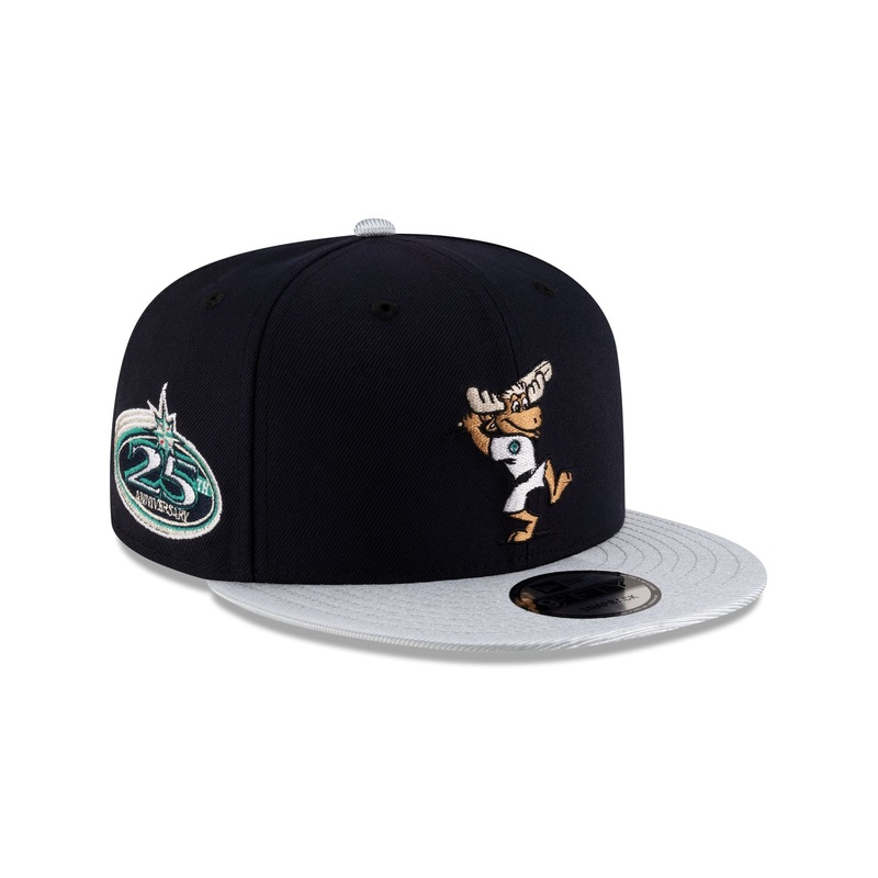 Seattle Mariners Mascot Navy 9FIFTY Snapback Hat One Size