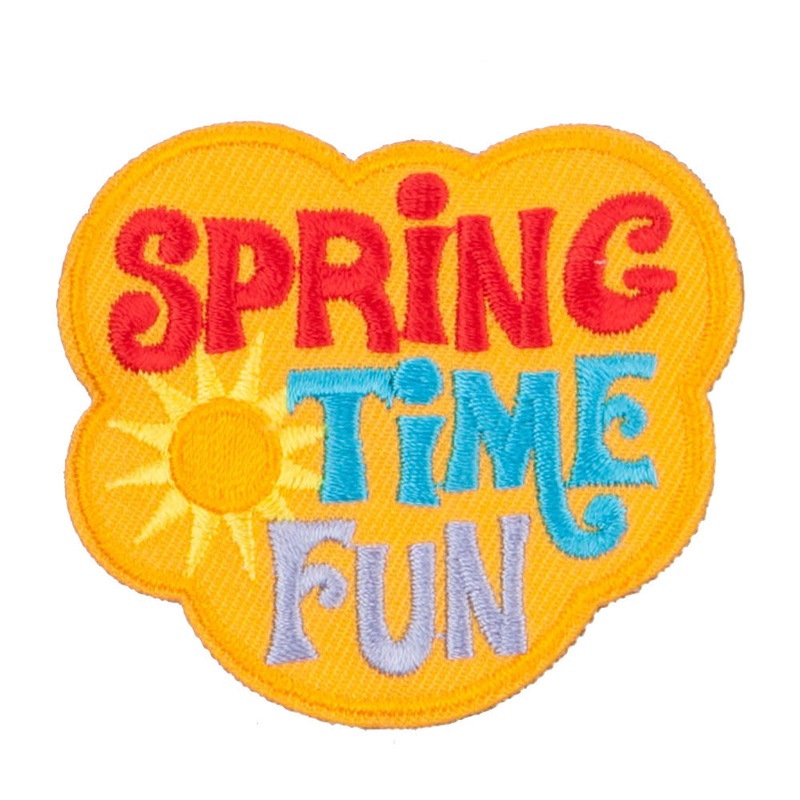 Spring Season Patches Orange One Size