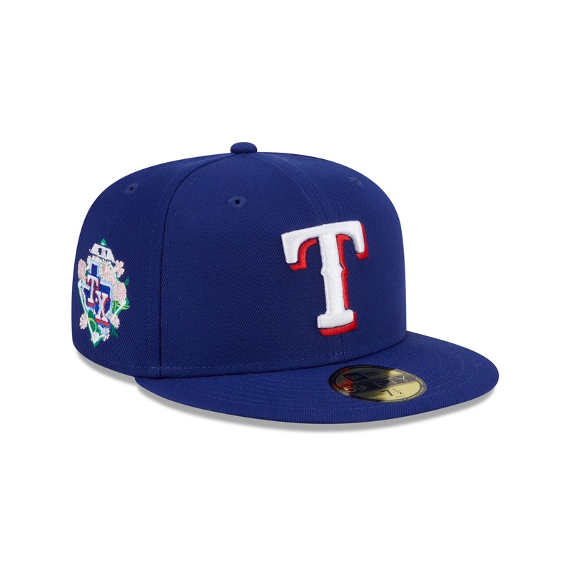 Texas Rangers Floral Undervisor 59FIFTY Fitted Hat 7