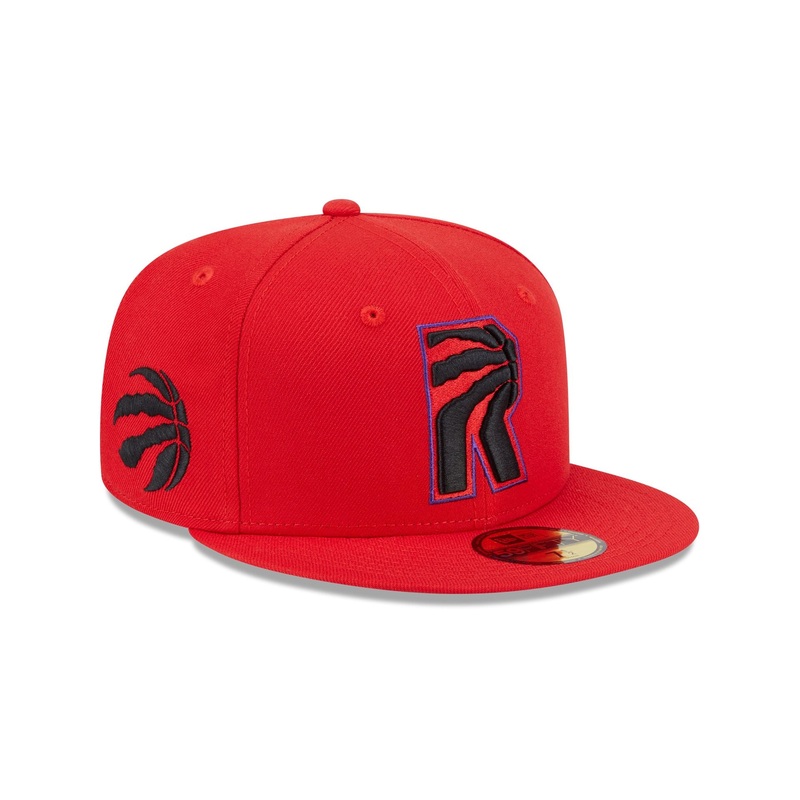 Toronto Raptors Deceptor 59FIFTY Fitted Hat 7