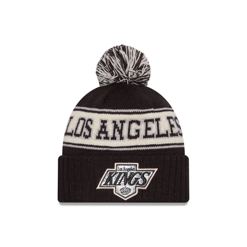 Los Angeles Kings Retro Pom Knit Hat One Size