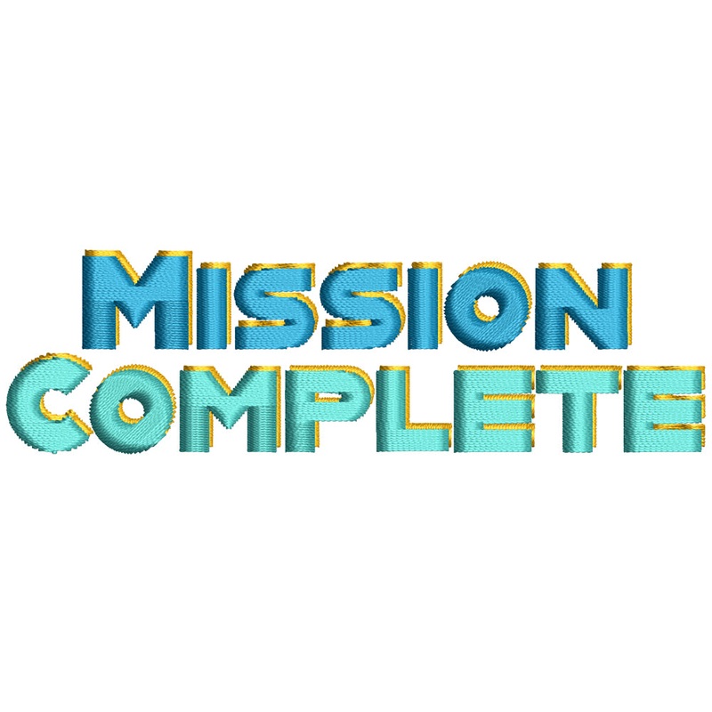 Mission Complete Design Default Title One Size