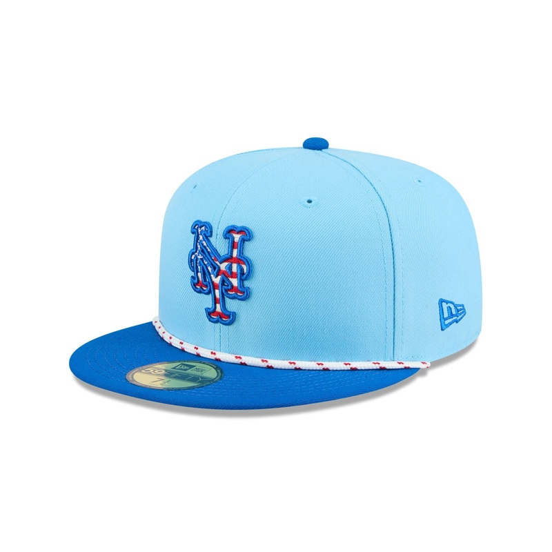 New York Mets Independence Day 2025 59FIFTY Fitted Hat 7