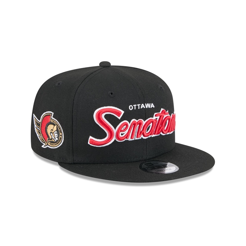 Ottawa Senators Script 9FIFTY Snapback Hat One Size