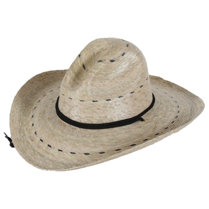 Pecos Palm Leaf Safari Hat with Chin Strap, 2XL – Tula Hats Natural Palm S/M (56-57 cm)